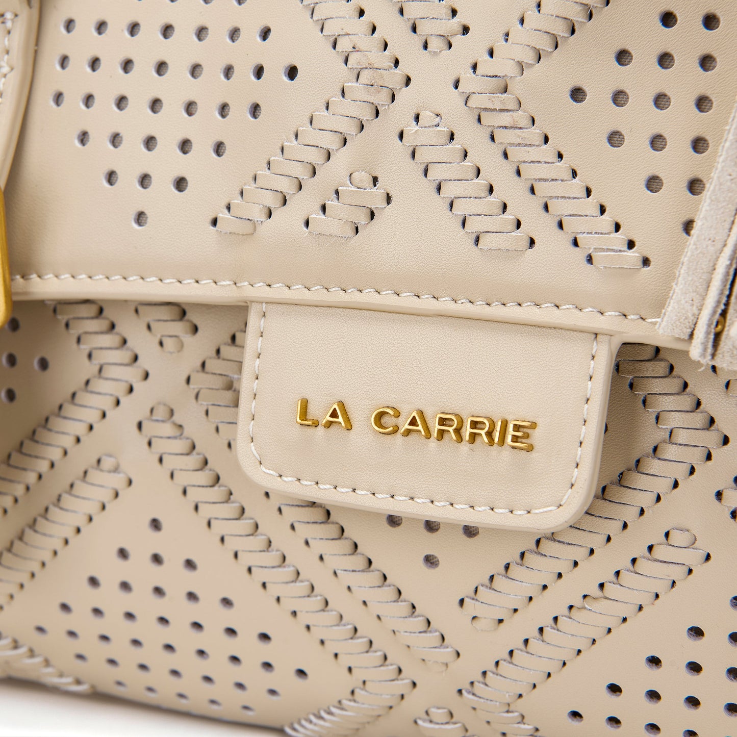Borsa shopping Grande Atena Labyrinth Ivory - Immagine 4