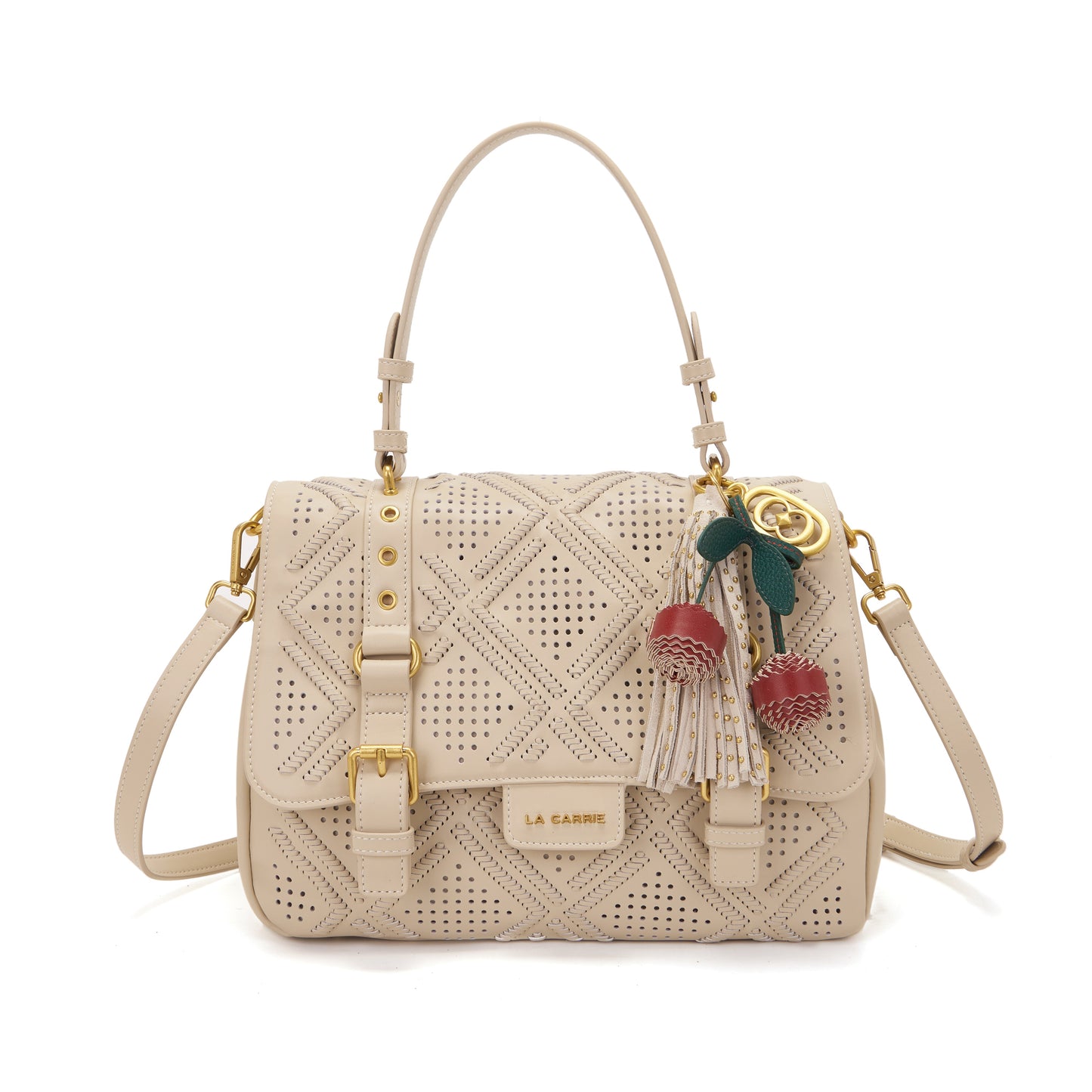 Borsa shopping Grande Atena Labyrinth Ivory - Immagine 6