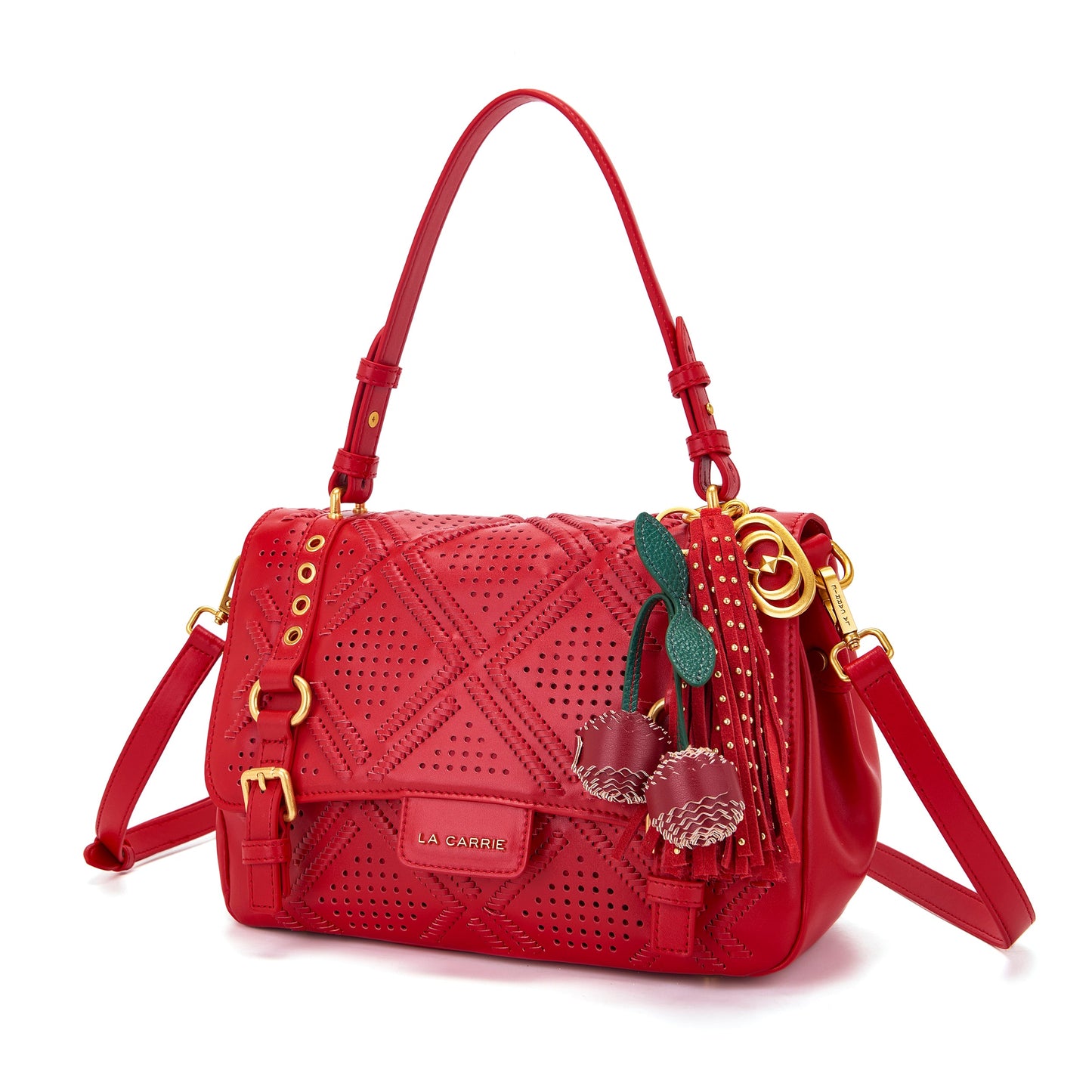 Borsa shopping Medium Atena Labyrinth Red - Immagine 2