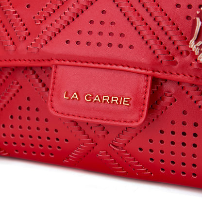 Borsa shopping Medium Atena Labyrinth Red - Immagine 4