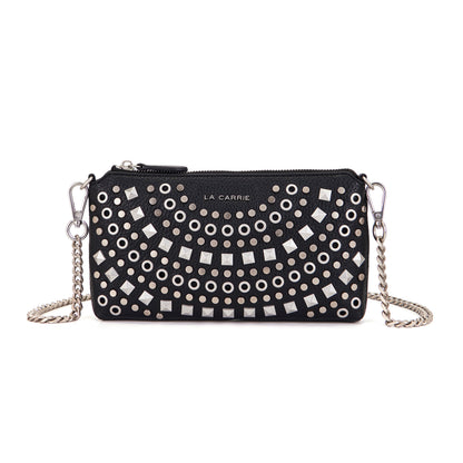 Portafoglio Solid Black