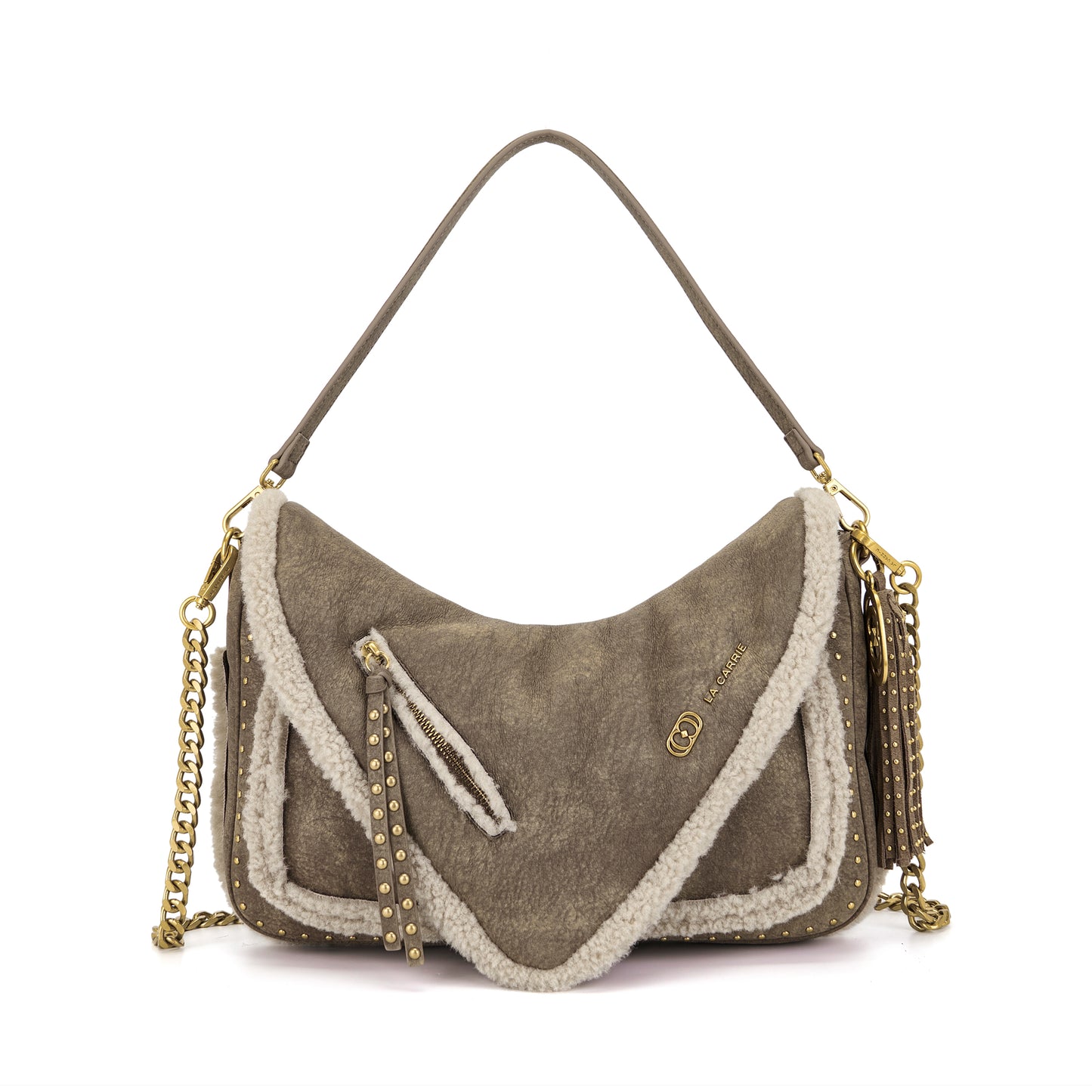 Borsa a spalla Warmtouch Taupe