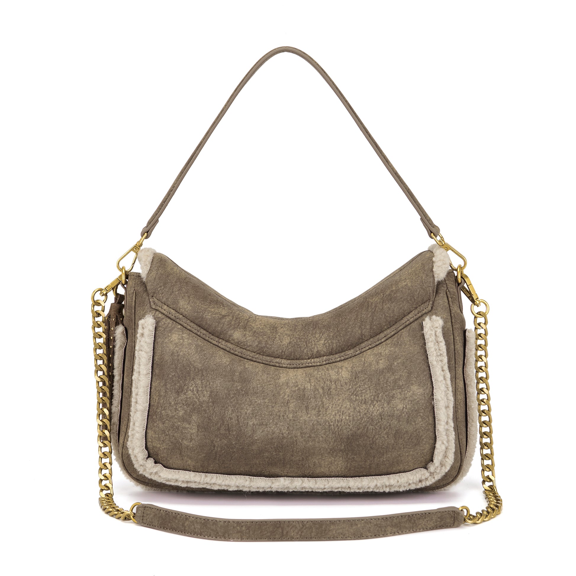 Borsa a spalla Warmtouch Taupe - Immagine 3