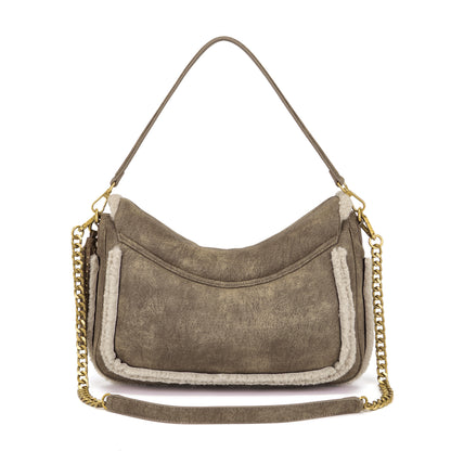 Borsa a spalla Warmtouch Taupe - Immagine 3