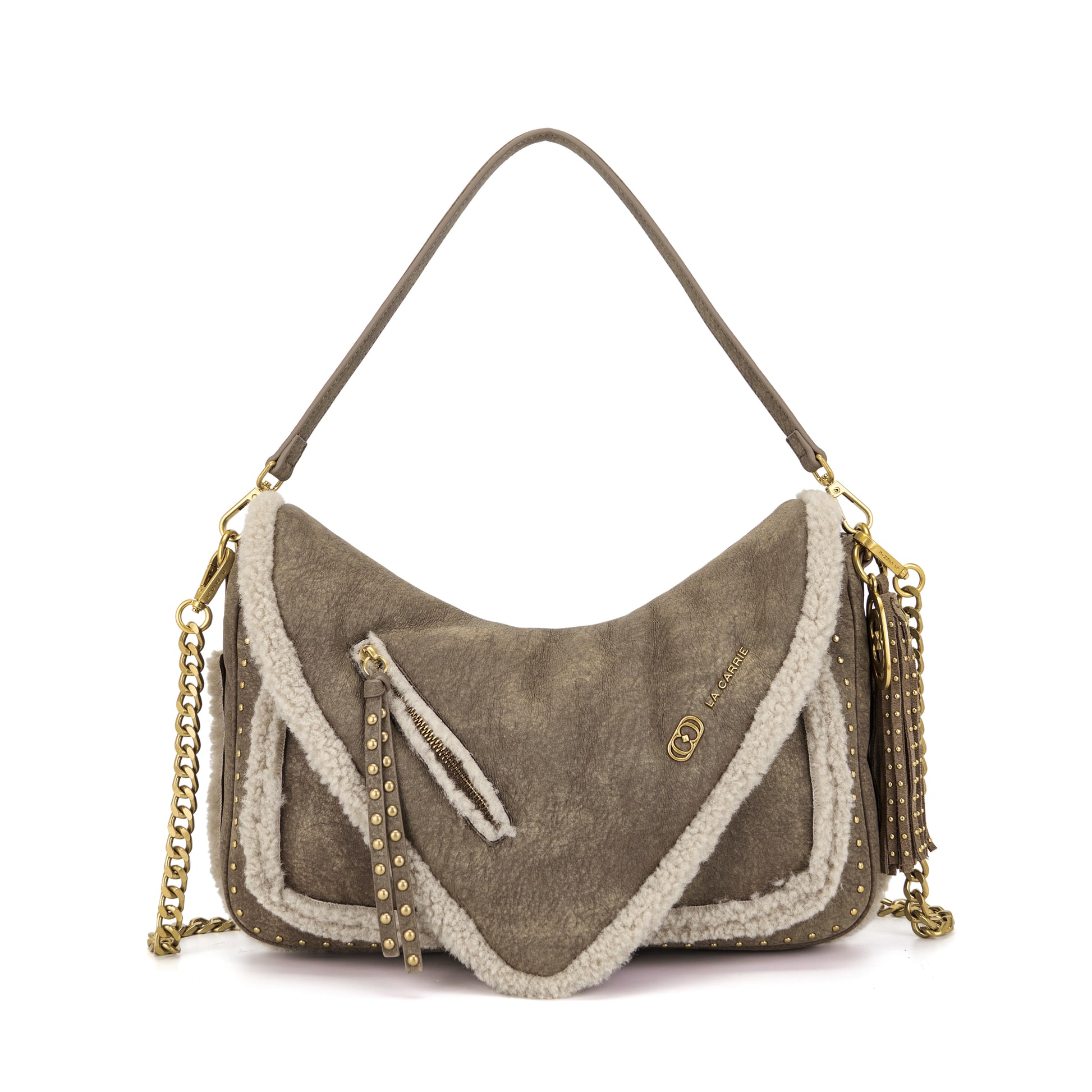 Borsa a spalla Warmtouch Taupe - Immagine 6