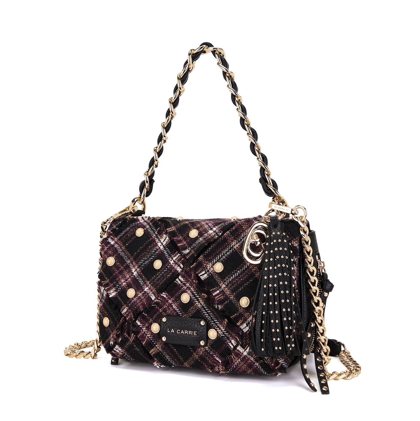 Borsa a spalla Scottish Isabel Burgundy - Immagine 2