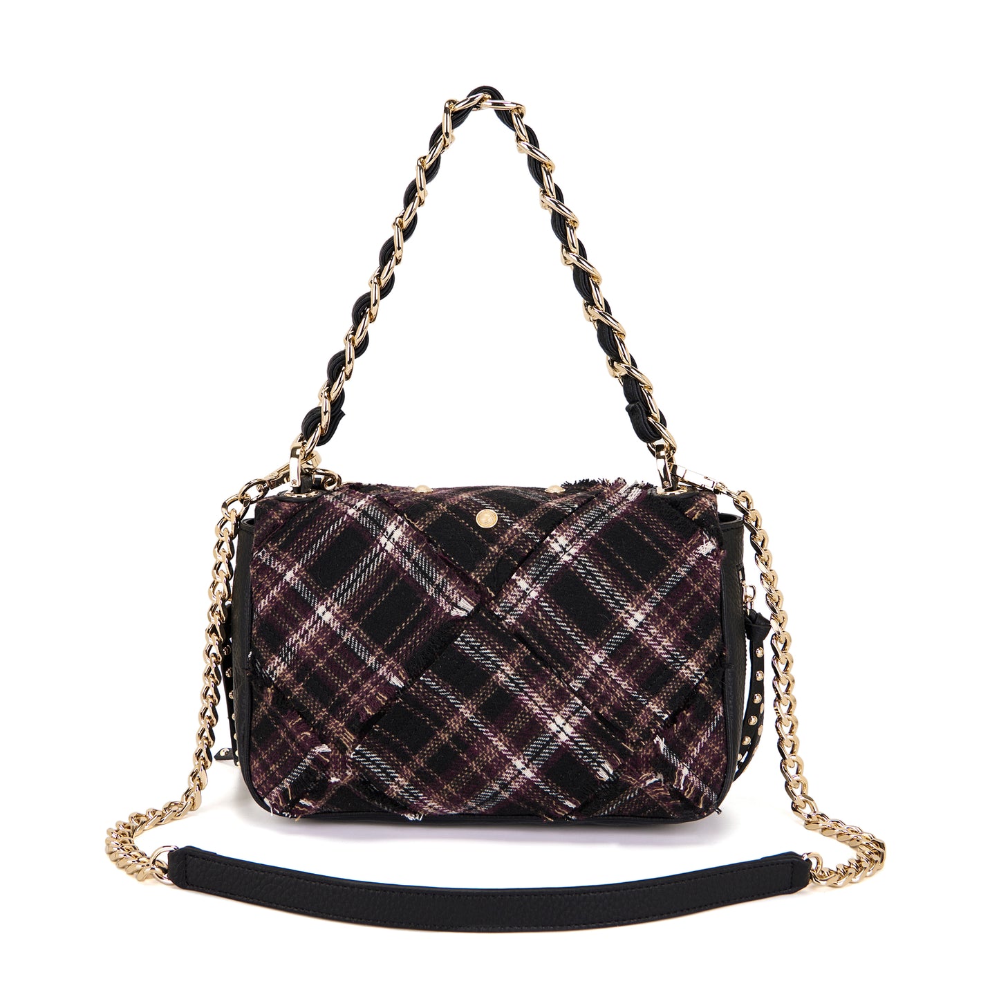 Borsa a spalla Scottish Isabel Burgundy - Immagine 3