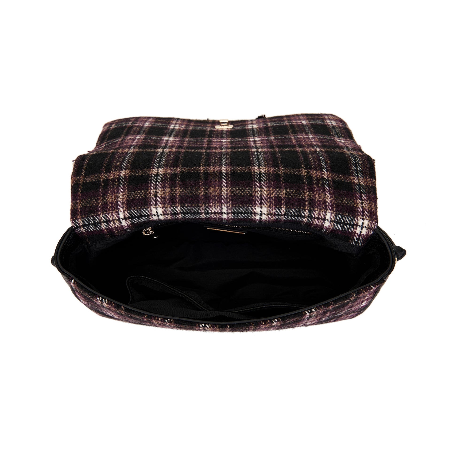 Borsa a spalla Scottish Isabel Burgundy - Immagine 5