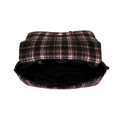 Borsa a spalla Scottish Isabel Burgundy - Immagine 5