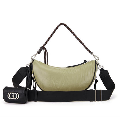 Borsa a spalla Fiber Taupe - Immagine 3