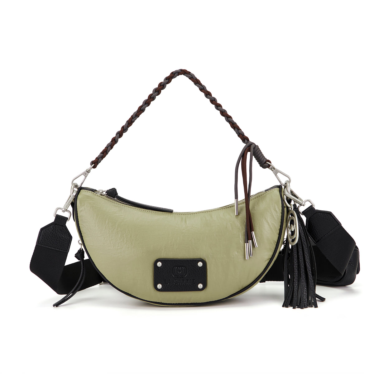 Borsa a spalla Fiber Taupe - Immagine 6