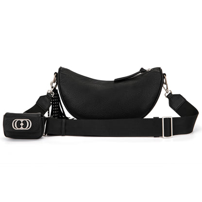 Borsa a spalla Solid Black - Immagine 3
