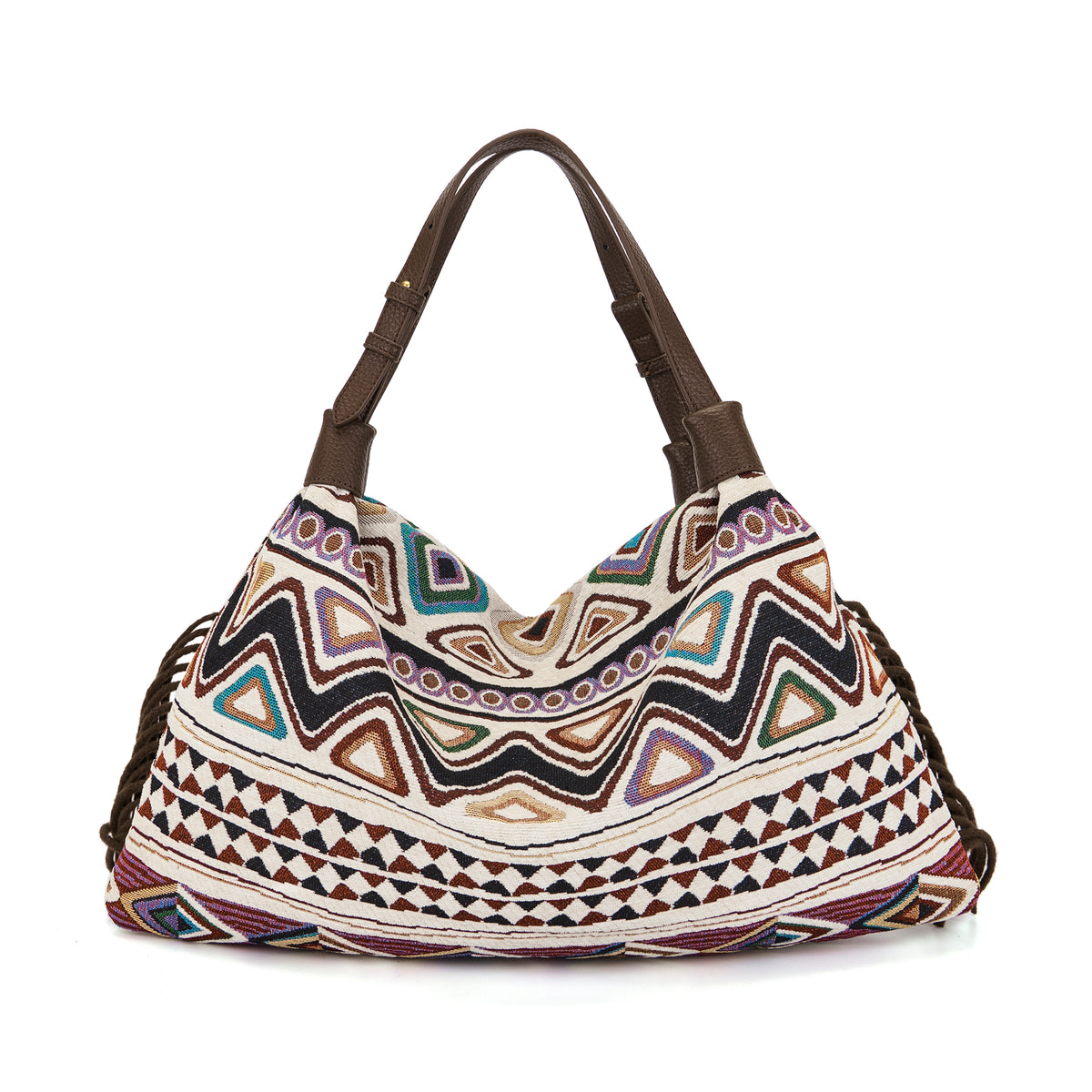 Borsa shopping Kerala Brown -Immagine 3