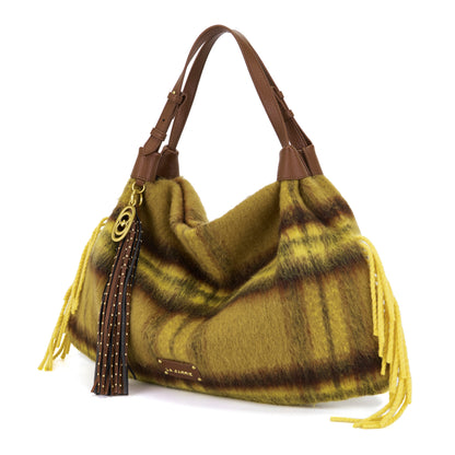 Borsa shopping Kerala Yellow -Immagine 2