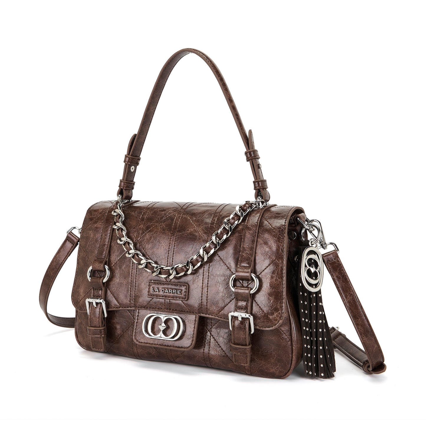 Borsa shopping Atena Spiderweb Brown - Immagine 2