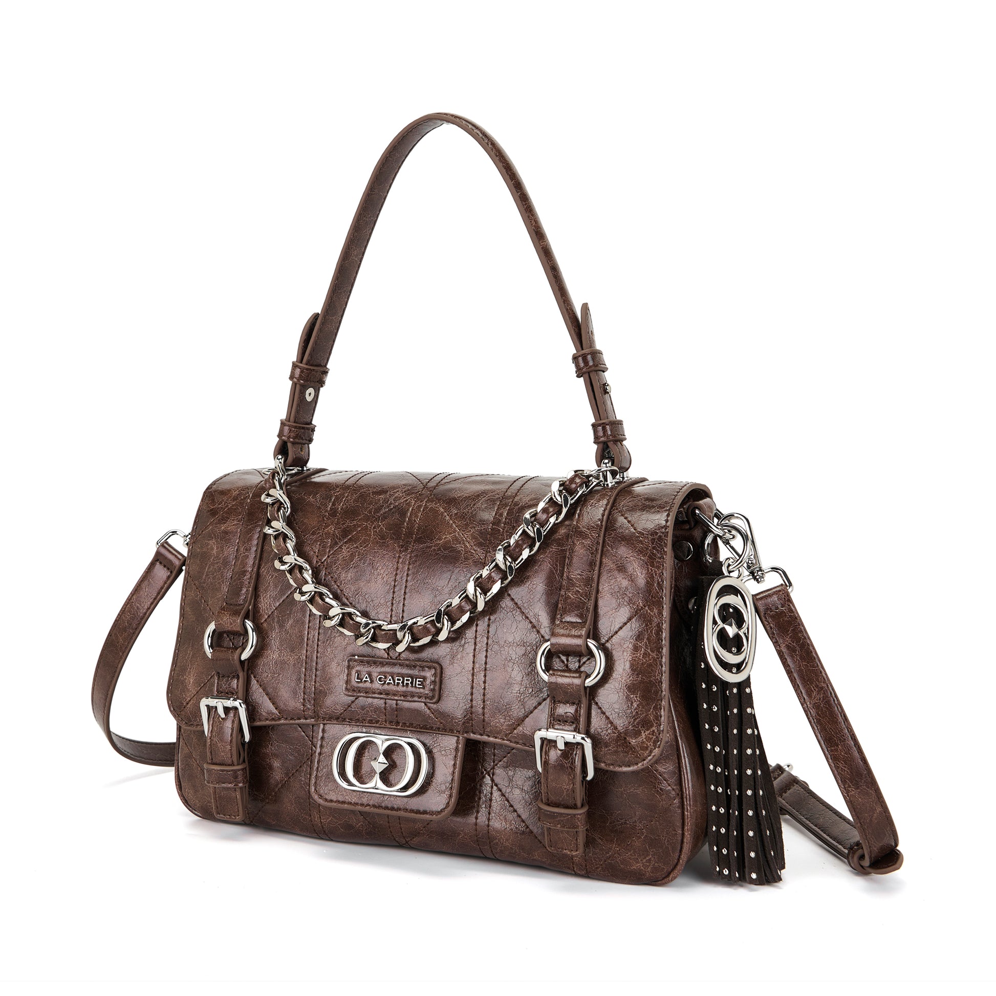 Borsa shopping Atena Spiderweb Brown - Immagine 2