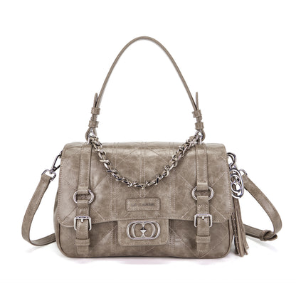 Borsa shopping Atena Spiderweb Taupe