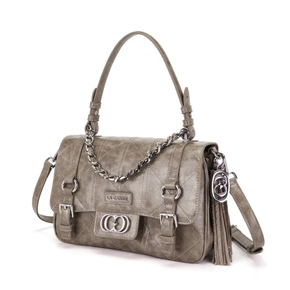 Borsa shopping Atena Spiderweb Taupe - Immagine 2