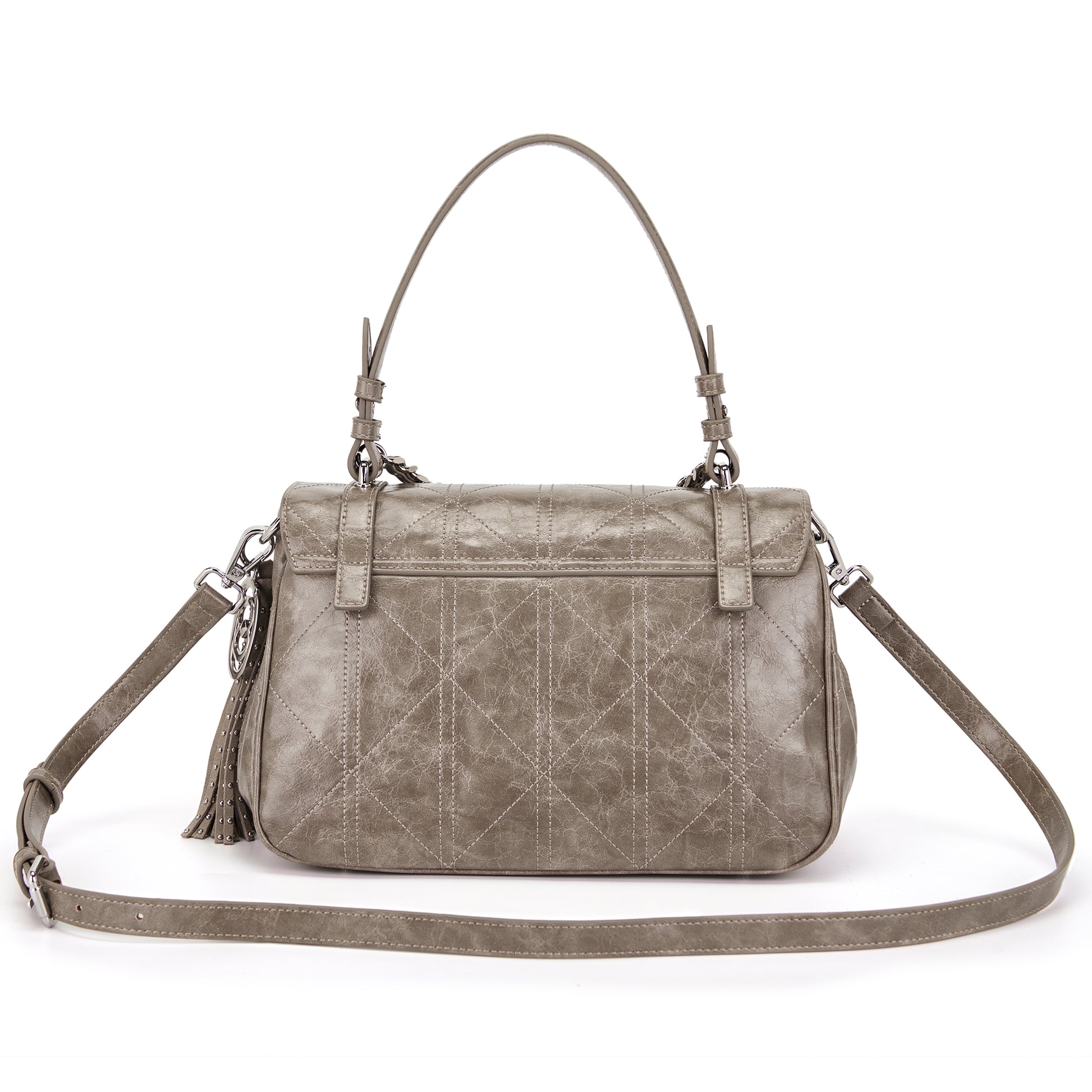 Borsa shopping Atena Spiderweb Taupe - Immagine 3
