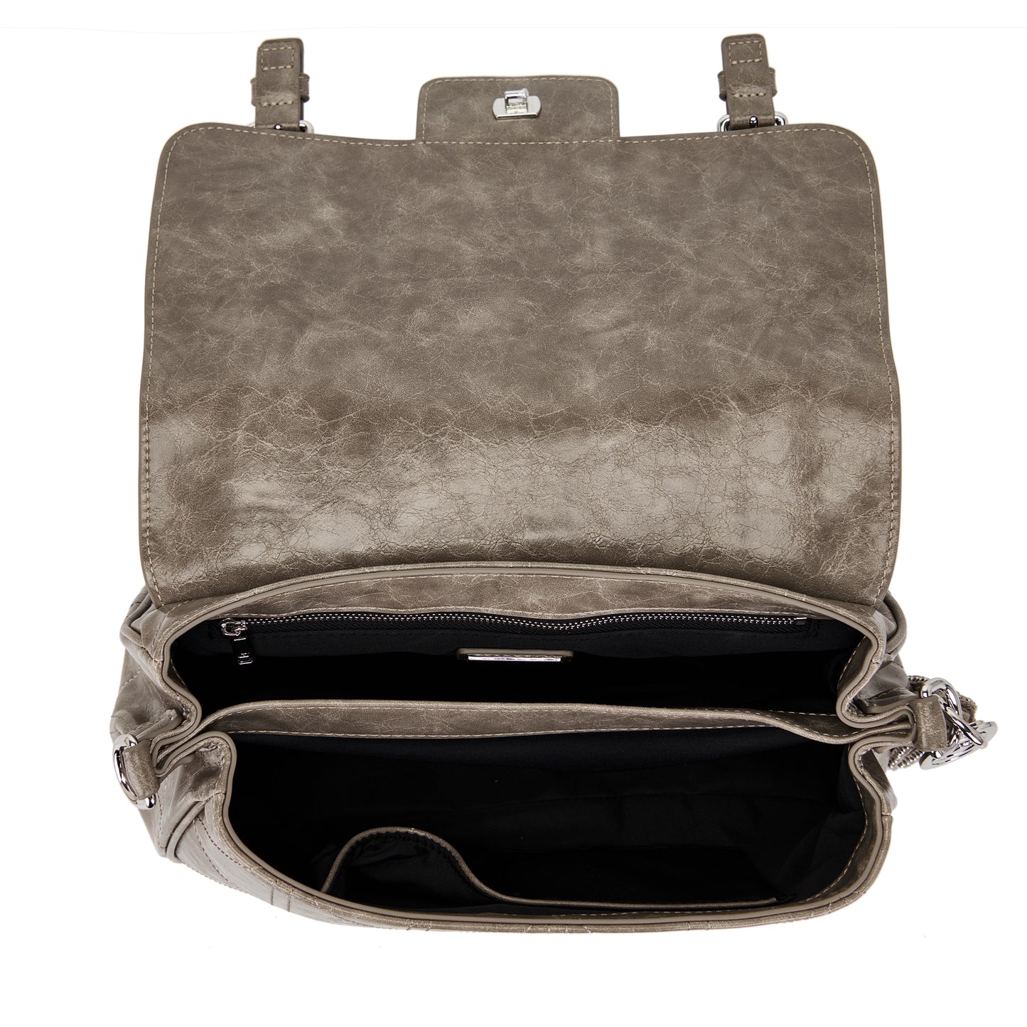Borsa shopping Atena Spiderweb Taupe - Immagine 5