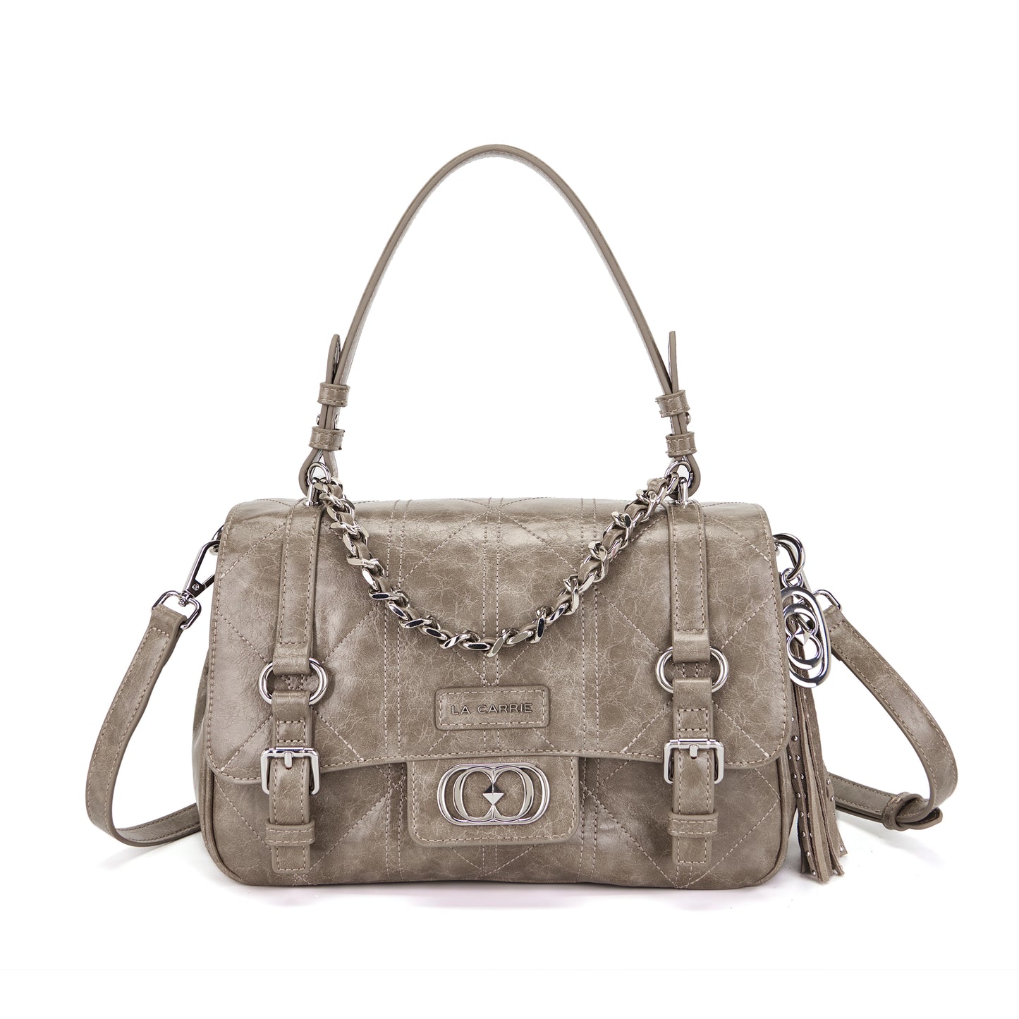 Borsa shopping Atena Spiderweb Taupe - Immagine 6