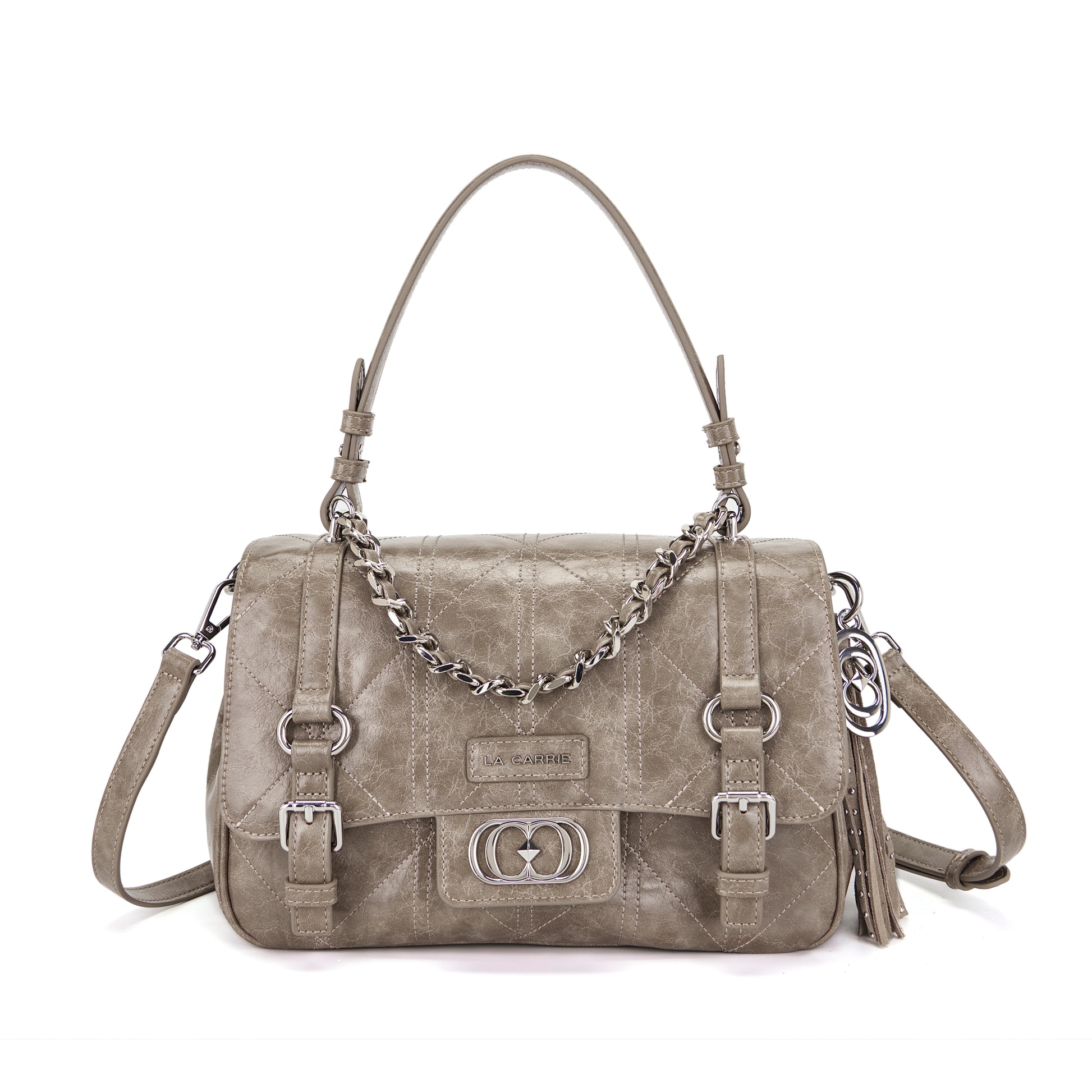 Borsa shopping Atena Spiderweb Taupe - Immagine 6