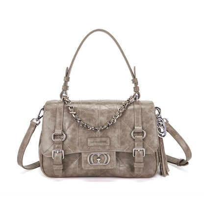 Borsa shopping Atena Spiderweb Taupe - Immagine 6