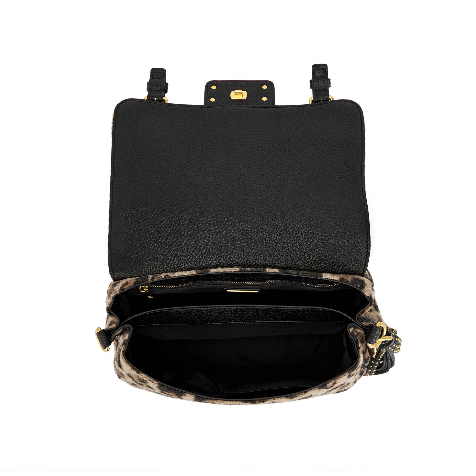 Borsa shopping Atena Animalier Black - Immagine 5