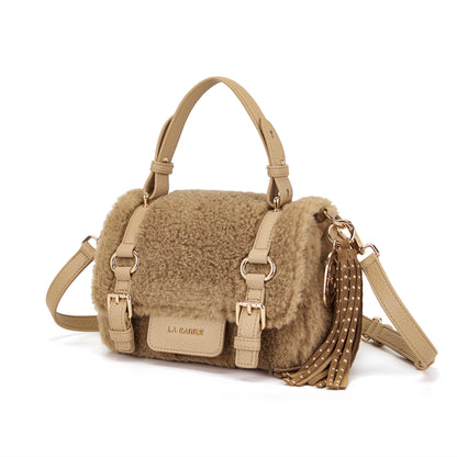 Borsa shopping Atena Teddy Taupe - Immagine 2