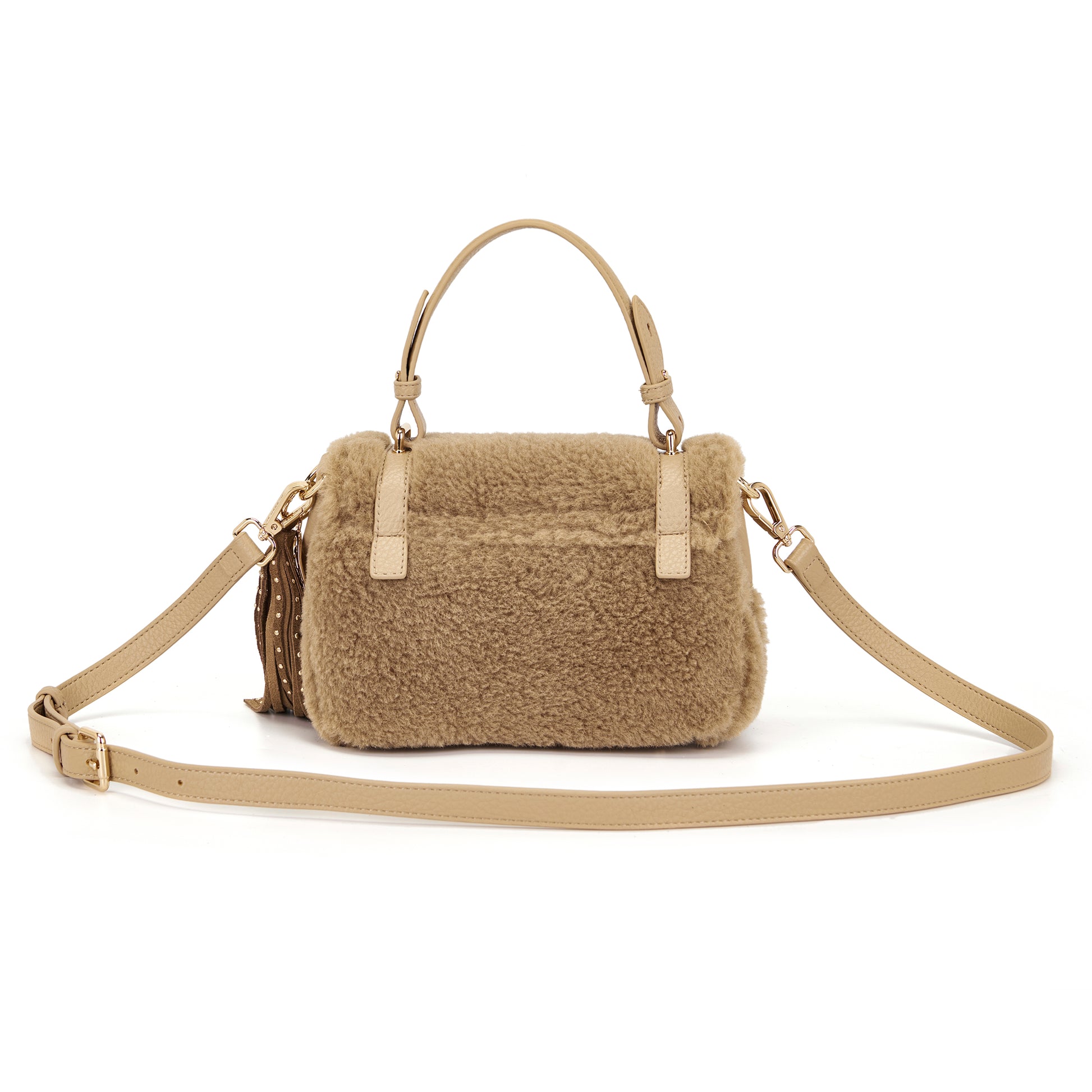 Borsa shopping Atena Teddy Taupe - Immagine 3