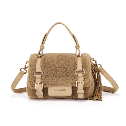 Borsa shopping Atena Teddy Taupe - Immagine 6