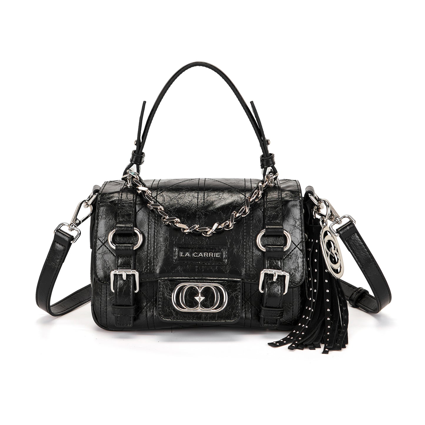 Borsa shopping Atena Spiderweb Black
