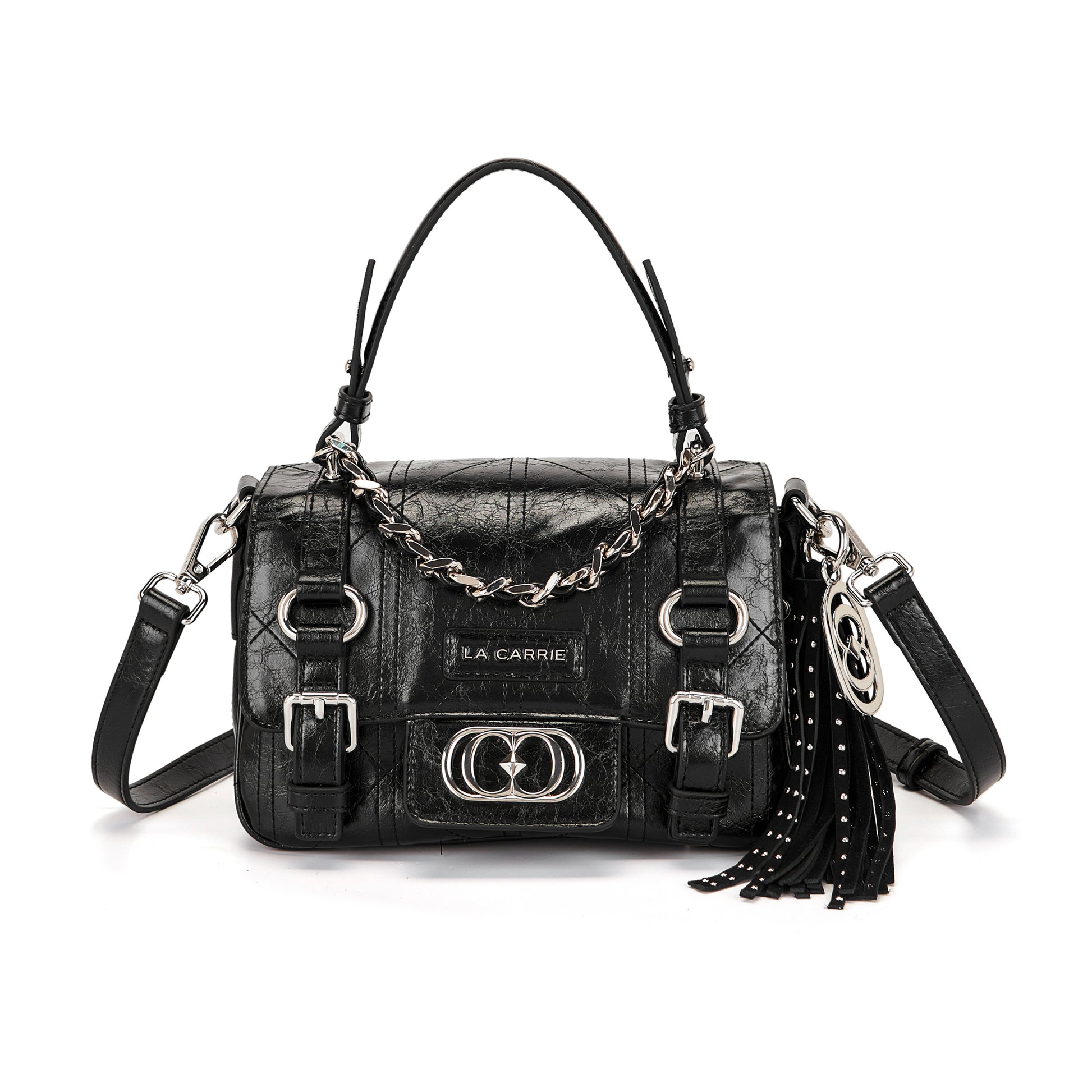 Borsa shopping Atena Spiderweb Black