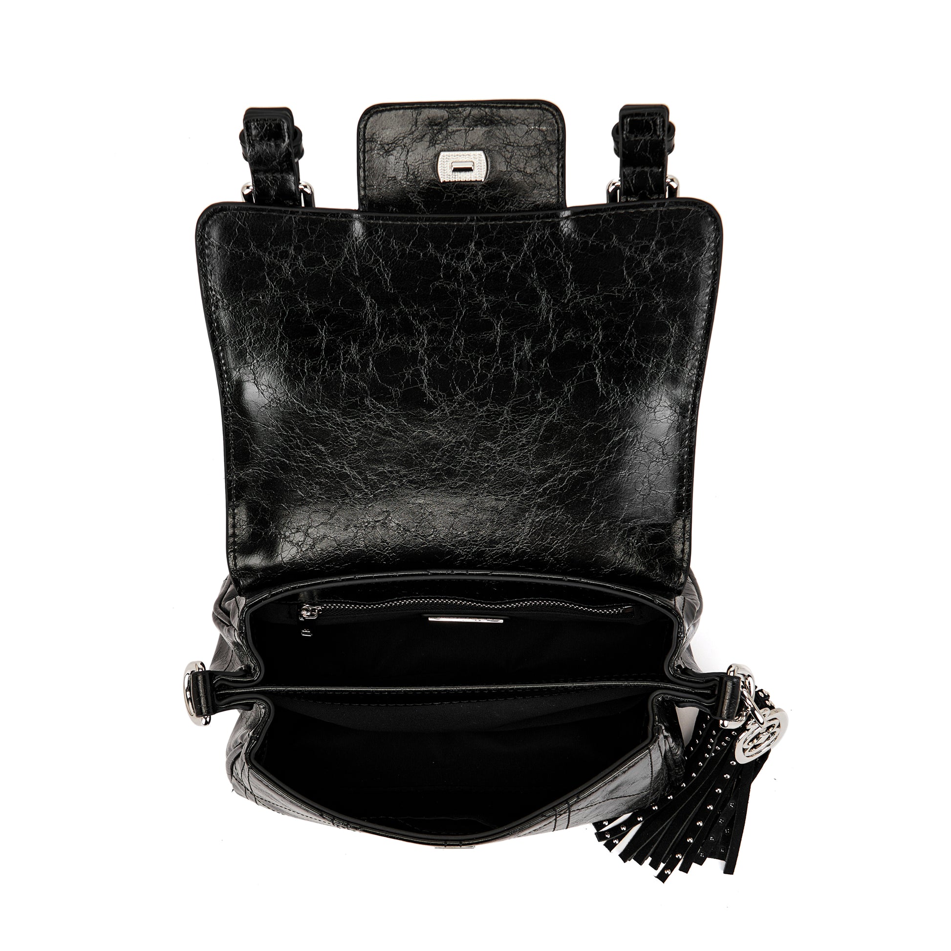 Borsa shopping Atena Spiderweb Black - Immagine 5