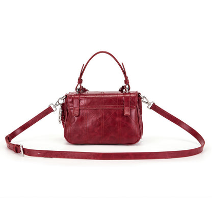 Borsa shopping Atena Spiderweb Burgundy - Immagine 3