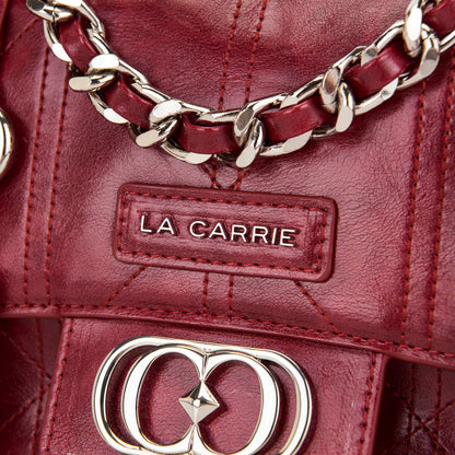 Borsa shopping Atena Spiderweb Burgundy - Immagine 4