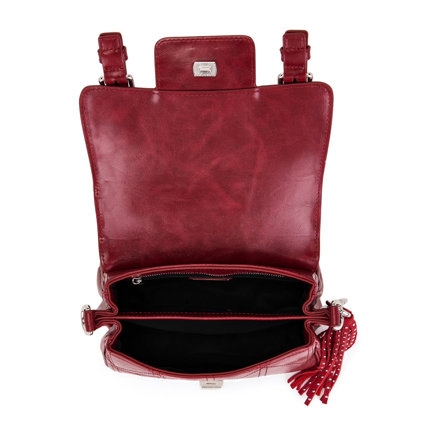 Borsa shopping Atena Spiderweb Burgundy - Immagine 5