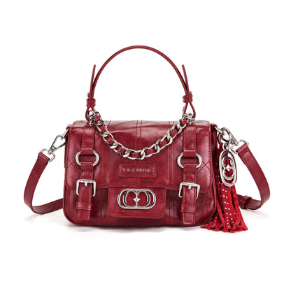 Borsa shopping Atena Spiderweb Burgundy - Immagine 6