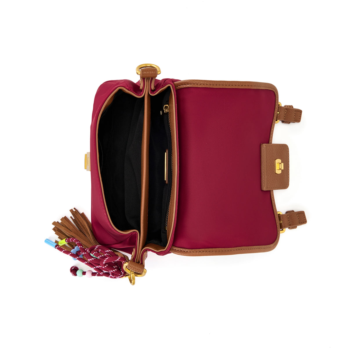 Borsa shopping Atena Dark Wave Burgundy - Immagine 5