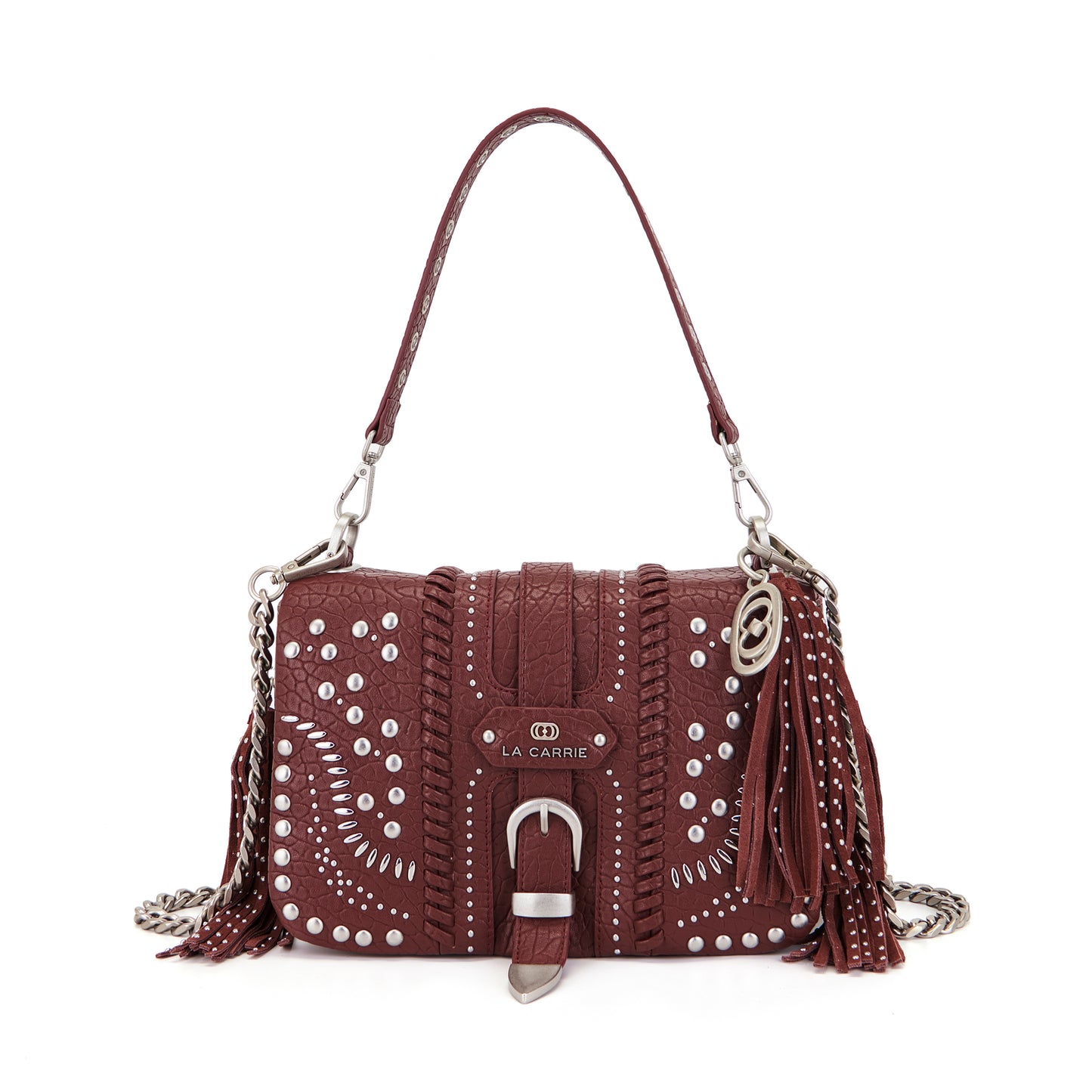 Borsa a spalla Isabel Monterrey Burgundy