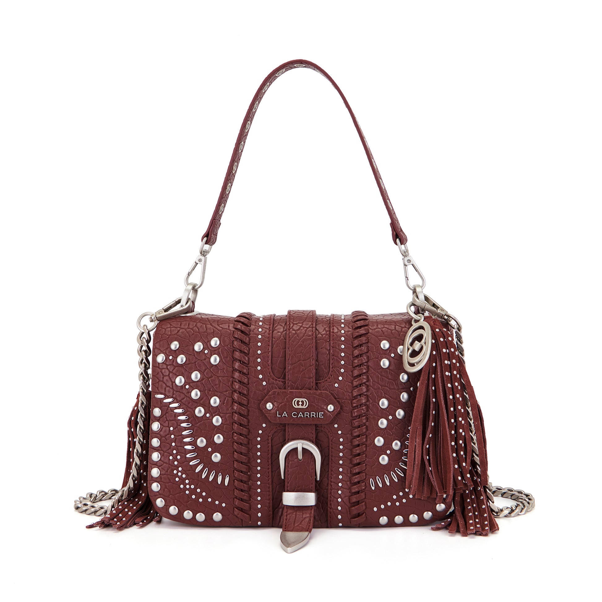 Borsa a spalla Isabel Monterrey Burgundy
