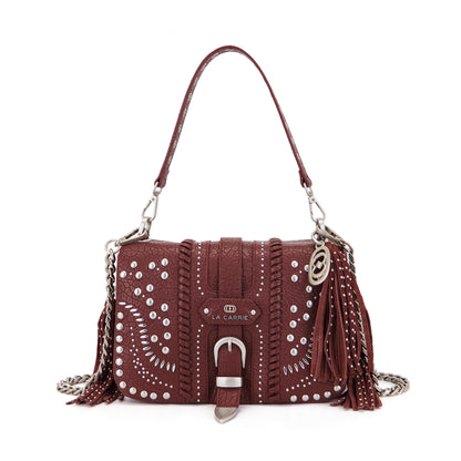 Borsa a spalla Isabel Monterrey Burgundy