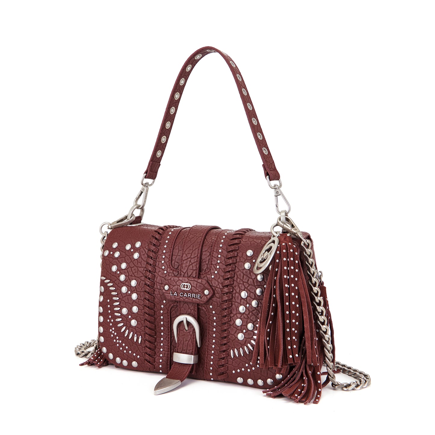 Borsa a spalla Isabel Monterrey Burgundy - Immagine 2