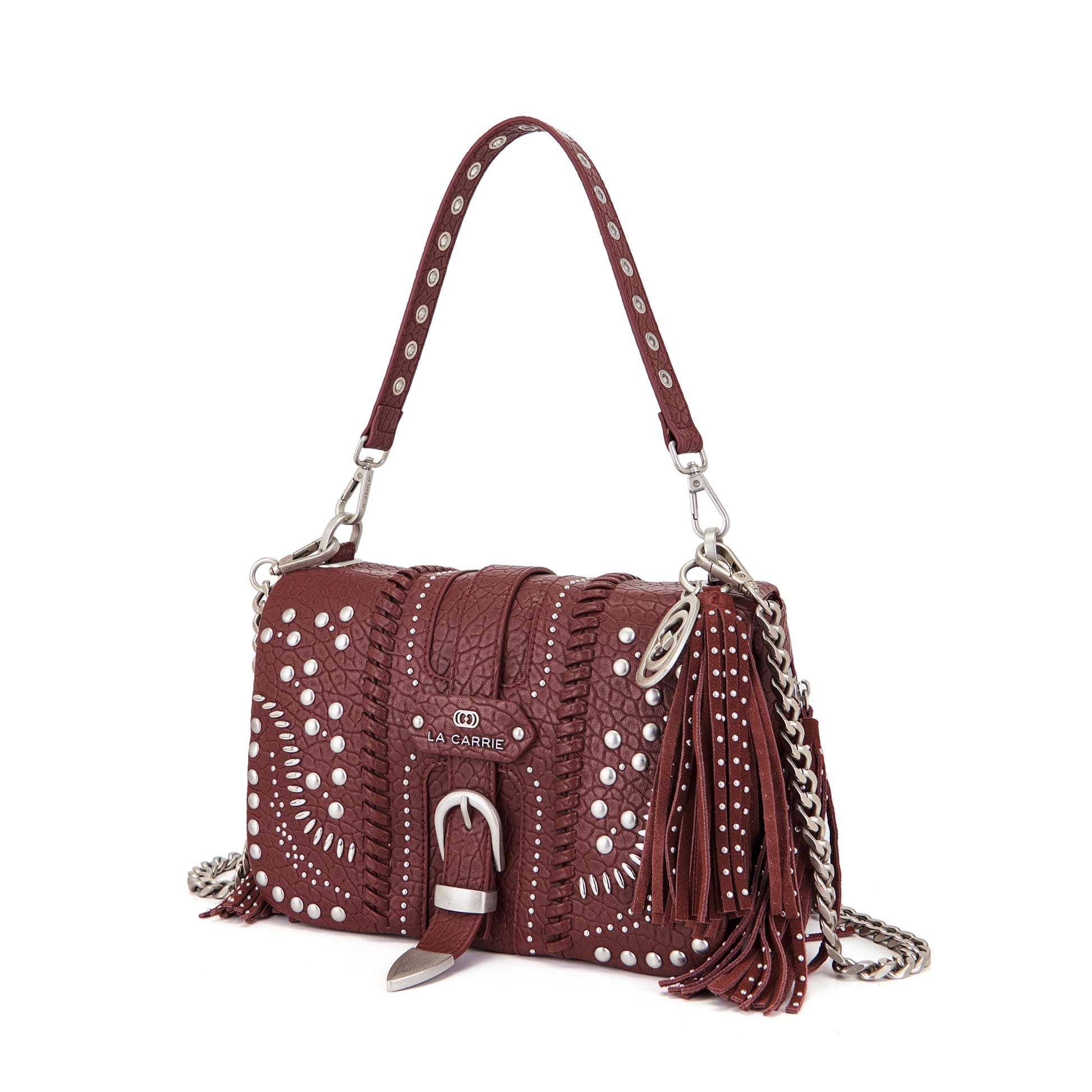 Borsa a spalla Isabel Monterrey Burgundy - Immagine 2