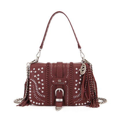 Borsa a spalla Isabel Monterrey Burgundy - Immagine 6