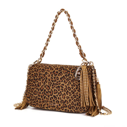 Borsa a spalla Isabel Lio Brown - Immagine 2