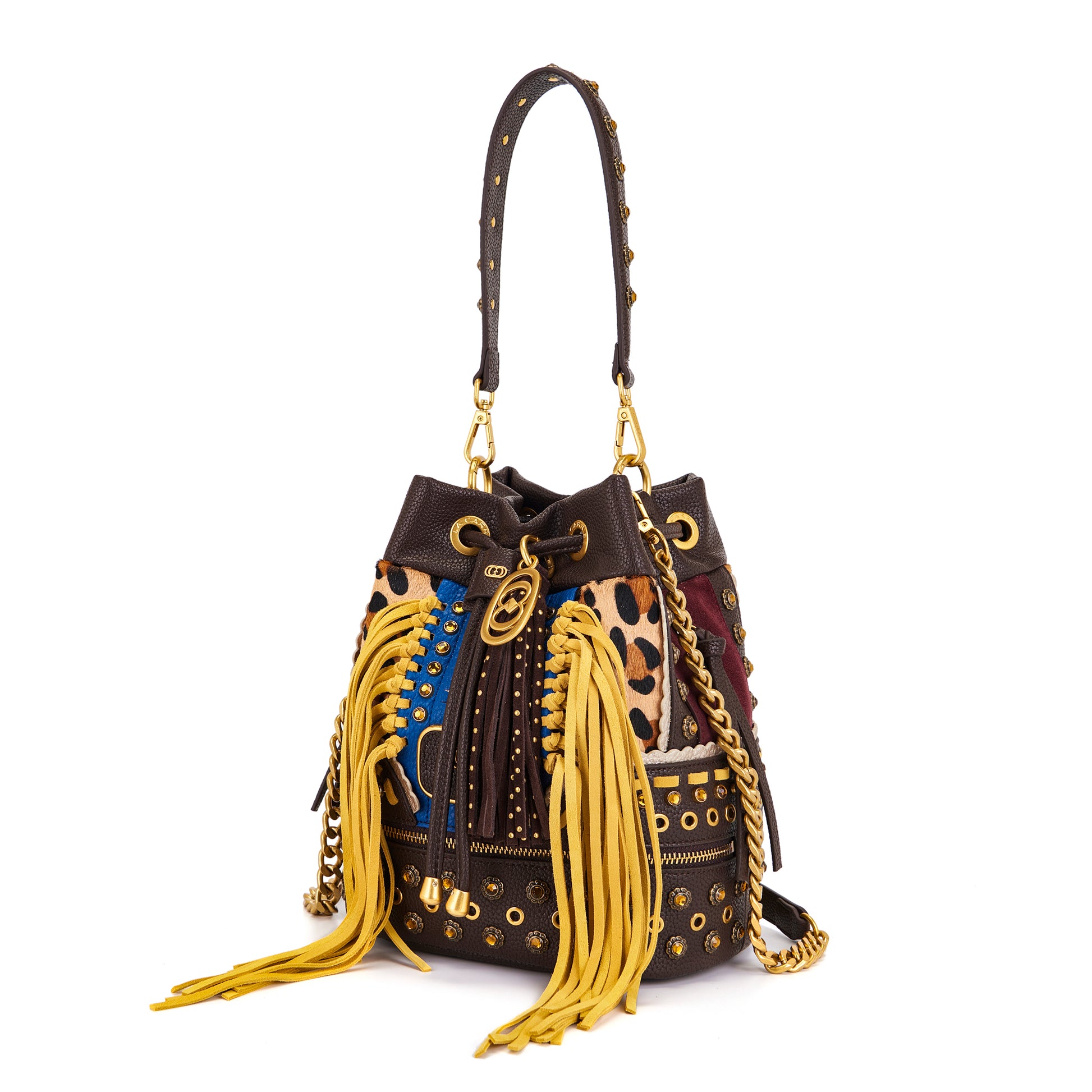 Secchiello Jungle Multi Burgundy - Immagine 2