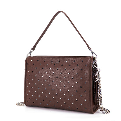 Borsa a spalla Downtown Brown - Immagine 2
