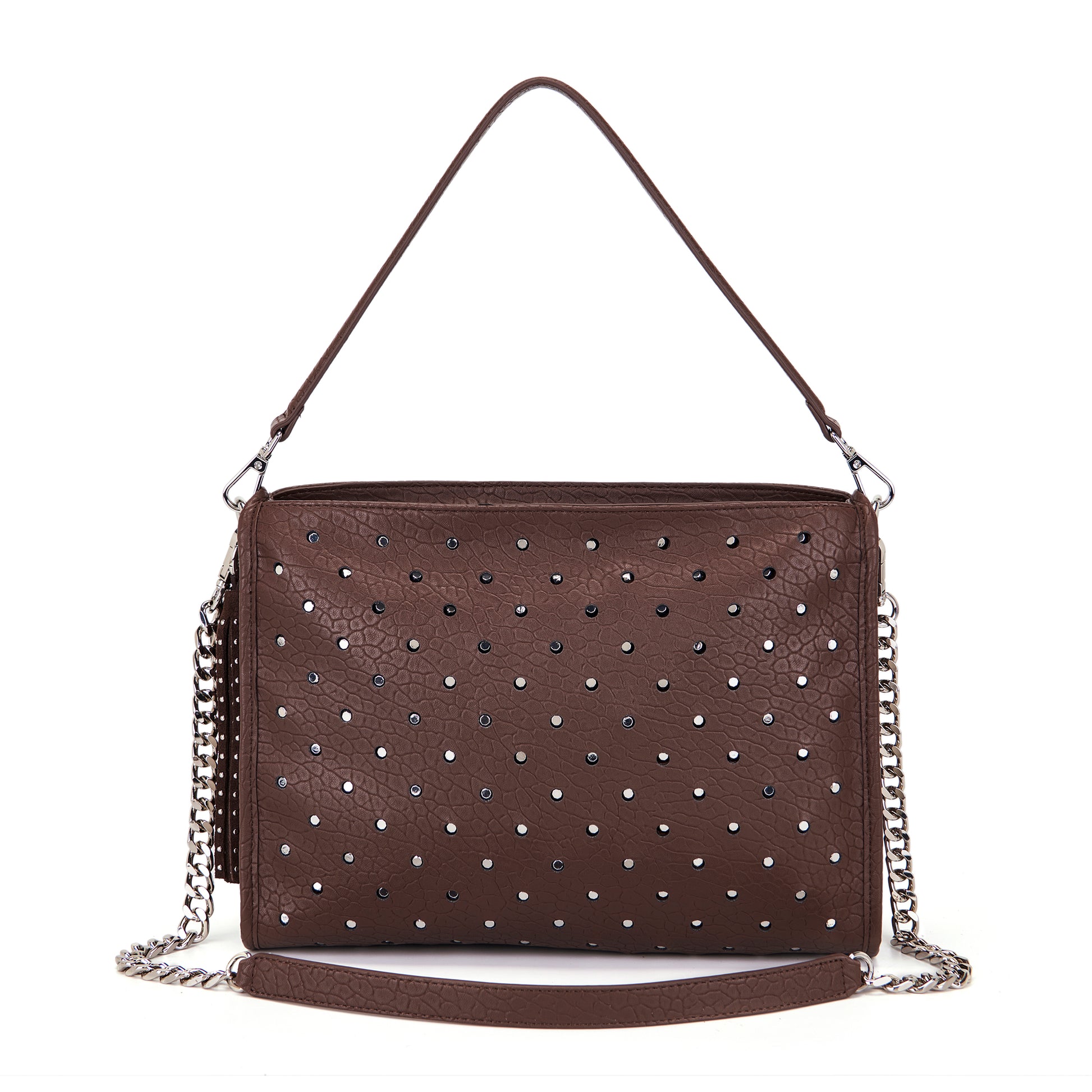 Borsa a spalla Downtown Brown - Immagine 3