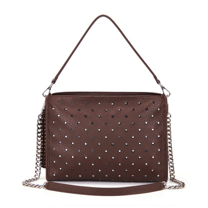 Borsa a spalla Downtown Brown - Immagine 3